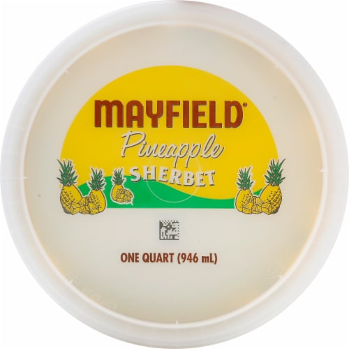 Mayfield Pineapple Sherbet Perspective: top