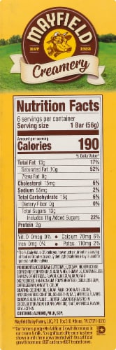 Mayfield Creamery Toffee Ice Cream Bars Perspective: top