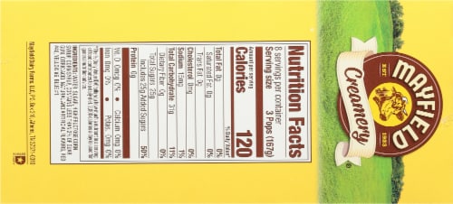 Mayfield Creamery Orange Grape & Cherry Pop Stix Perspective: top