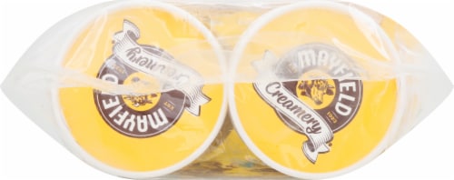 Mayfield Creamery Homemade Vanilla Flavored & Chocolate Ice Cream Party Cups Variety Pack Perspective: top