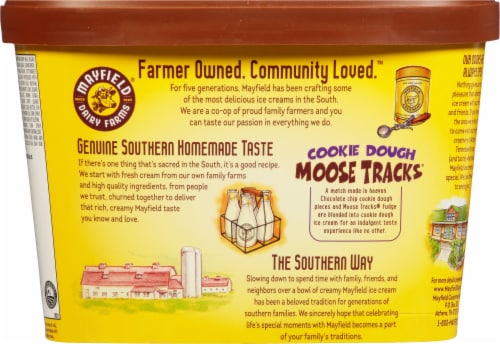 Mayfield Moose Tracks(R) Cookie Dough Ice Cream, 1.5 qt - Kroger