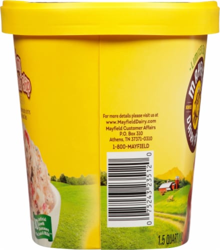 Mayfield Dairy Farms Cherry Chocolate Chip Ice Cream Perspective: top