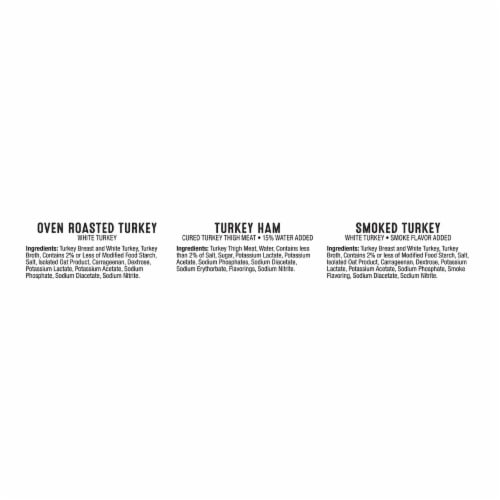 Foster Farms Sliced Turkey Variety Pack, 9 oz Perspective: top