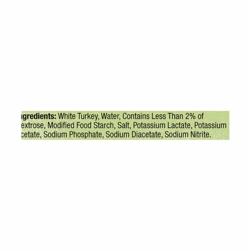 Foster Farms Sliced Oven Roasted White Turkey Perspective: top