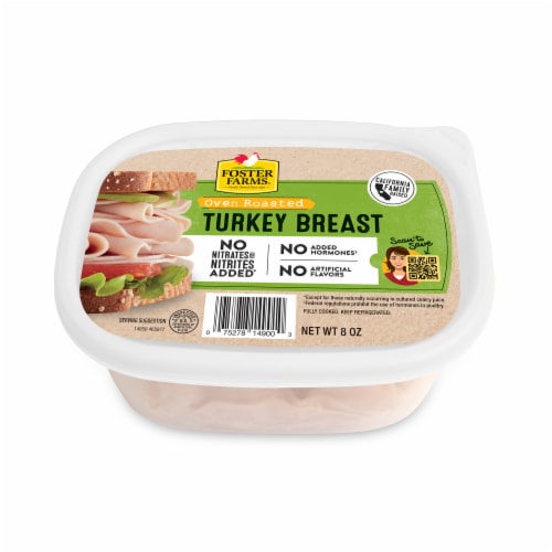 Foster Farms Sliced Oven Roasted Turkey Breast Perspective: top