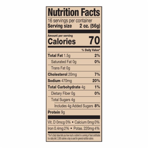 Foster Farms Sliced Honey Roasted Turkey Breast Perspective: top