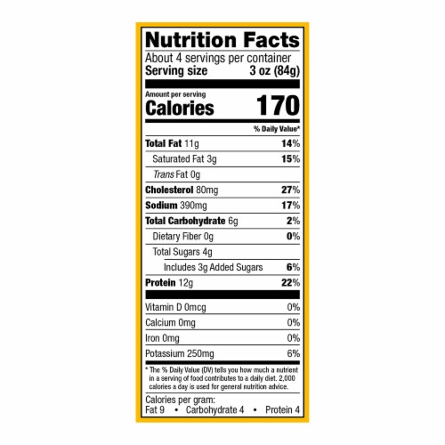 Foster Farms Honey BBQ Glazed Chicken Wings 22 oz Perspective: top