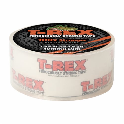 T-Rex® Packaging Tape - Clear Perspective: top