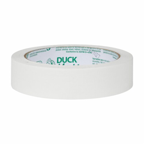 Duck® Masking Tape - White Perspective: top