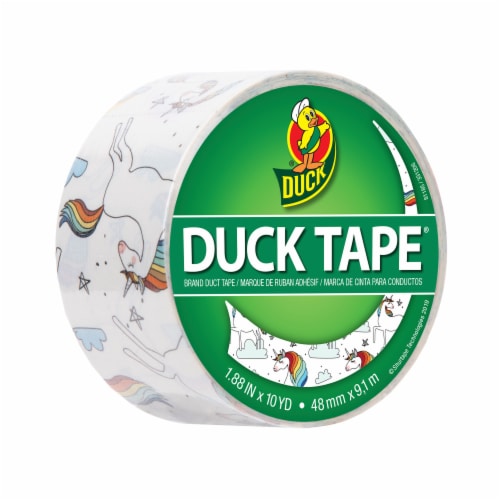 DUCK Unicorn Print Tape - 10 yds Perspective: top