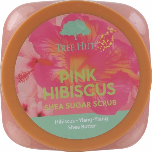 Tree Hut® Pink Hibiscus Shea Sugar Scrub Perspective: top