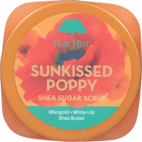 Tree Hut® Sunkissed Poppy Shea Sugar Scrub Perspective: top