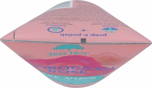 Tree Hut Moroccan Rose Pre-Shave Foaming Polish Perspective: top