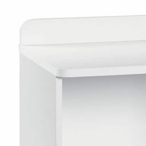 ClosetMaid Cubical Heavy Duty Small Wood 2-Cube Storage Bench - White Perspective: top