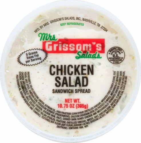 Mrs. Grissom's Chicken Salad Perspective: top