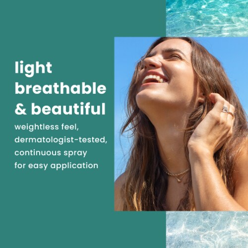 Hawaiian Tropic® Weightless Hydration Sunscreen Spray SPF 50 Perspective: top