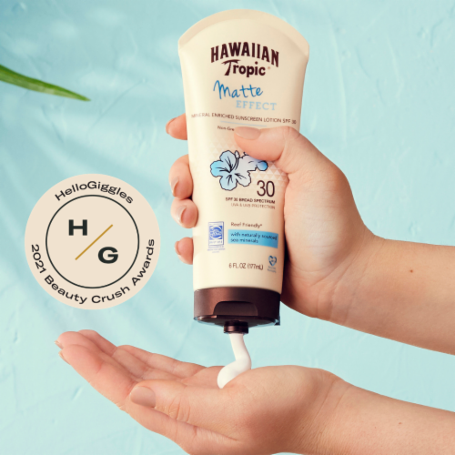 Hawaiian Tropic® Matte Effect Sunscreen Lotion SPF 30 Perspective: top
