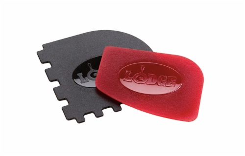 Lodge Ribbed Pan Scraper Combo Set Perspective: top
