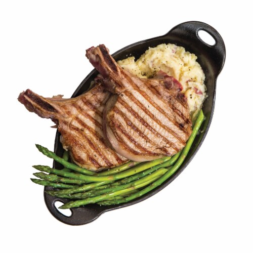 Lodge 36 ounce Cast Iron Oval Serving Dish, 36 ounce Perspective: top