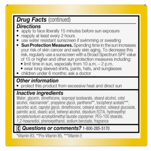 Olay Complete All Day Facial Cream Lightweight with SPF 15 Perspective: top
