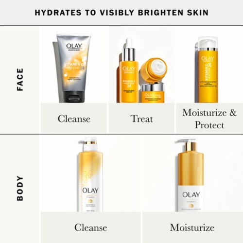 Olay Regenerist Vitamin C + Peptide 24 SPF 30 Face Moisturizer Perspective: top