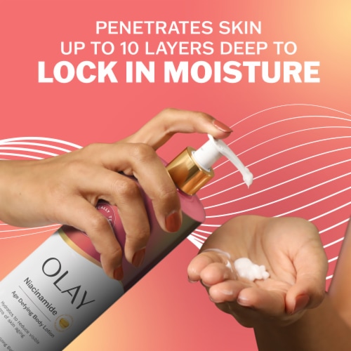 Olay Regenerist Hand & Body Lotion with Niacinamide Perspective: top
