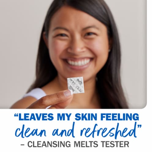 Olay Cleansing Melts + Retinol Face Cleanser Perspective: top