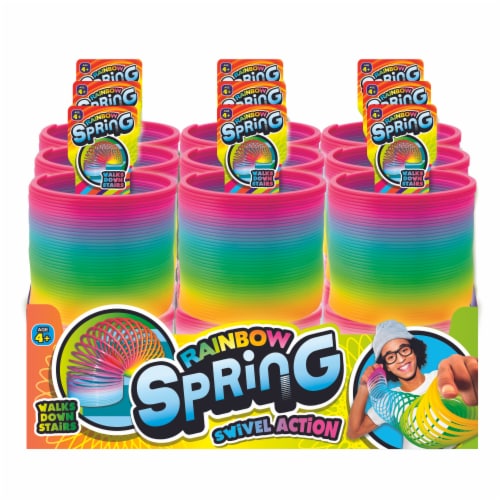 Ja-Ru Rainbow Slinky Spring Perspective: top