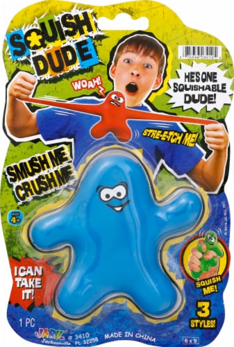 JA-RU® Squish Dude™ - Assorted Perspective: top
