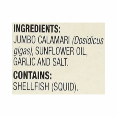 Iberia Calamari in Garlic Sauce Jumbo 4 oz Perspective: top
