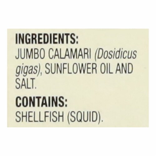 Iberia Calamari in Sunflower Oil Jumbo 4 oz Perspective: top