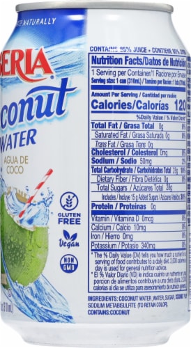 Iberia Coconut Water with Pulp 10.5 fl oz Perspective: top