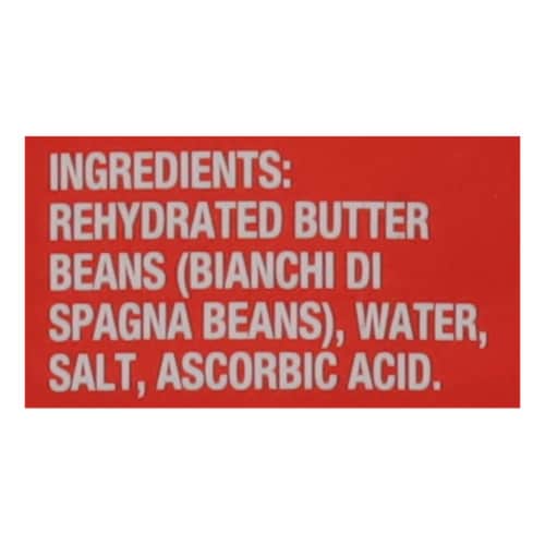 Caribbean Rhythms Butter Beans 14.1 oz Perspective: top