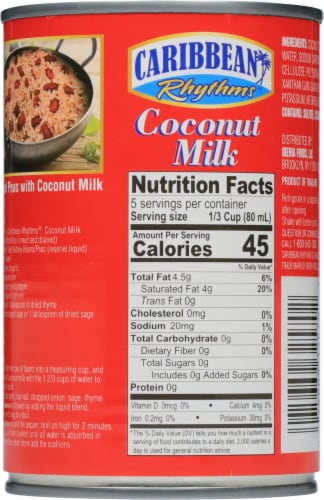 Caribbean Rhythms Coconut Milk 13.5 fl oz Perspective: top