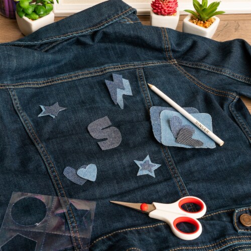 SINGER® Denim Iron-On Repair Kit Perspective: top
