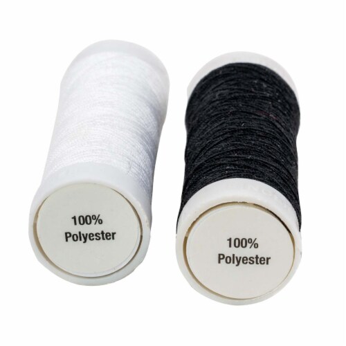 Singer All Purpose Polyester Thread, Black & White