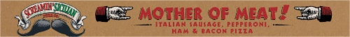 Screamin Sicilian® Mother of Meats Original Crust Frozen Pizza Perspective: top