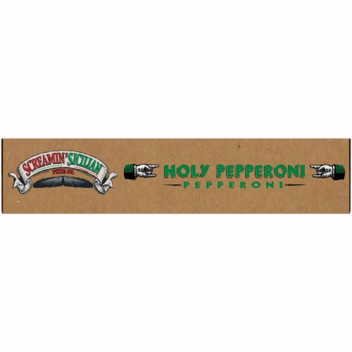 Screamin' Sicilian™  Single Holy Pepperoni Frozen Pizza Perspective: top