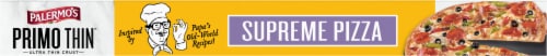 Palermo's® Frozen Supreme Primo Thin™ Ultra Thin Crust Pizza Perspective: top