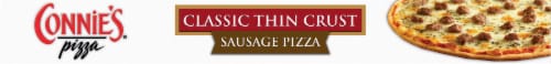 Connie's® Classic Thin Crust Sausage Frozen Pizza Perspective: top