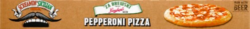 Screamin’ Sicilian™ ‘Za Brewski™ Pepperoni Frozen Pizza Perspective: top