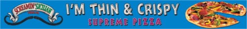 Screamin' Sicilian® Supreme Thin & Crispy Crust Frozen Pizza Perspective: top