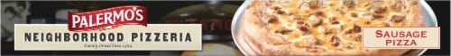 Palermo’s® Frozen Sausage Neighborhood Pizzeria Pizza Perspective: top