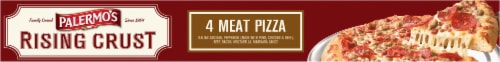 Palermo's® Rising Crust 4 Meat Pizza Perspective: top
