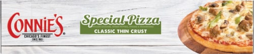 Connie's® Special Classic Thin Crust Frozen Pizza Perspective: top