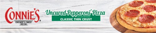 Connie's® Pepperoni Personal Frozen Pizza Perspective: top