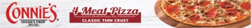 Connie’s® Thin Crust 4 Meat Frozen Pizza Perspective: top