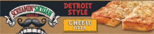 Screamin' Sicilian® Cheese Detroit Style Frozen Pizza Perspective: top