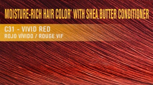 Creme of Nature C31 Vivid Red Hair Color Perspective: top