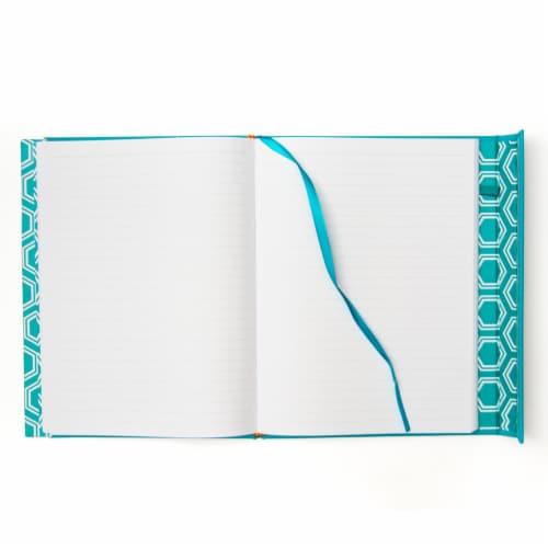 Top Flight Magnet Flap Journal - Pink Perspective: top